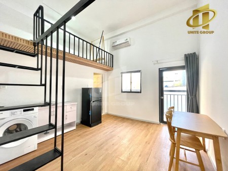 Quận 7 căn hộ Duplex ban công máy giặt riêng gần cầu Tân Thuận, UFM, 30m2