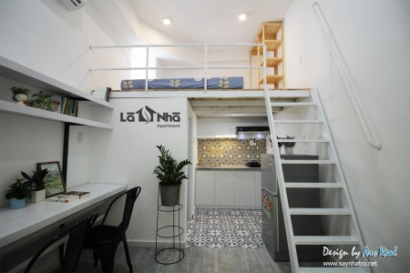 Căn hộ cho thuê có gác gần đh Công thương Tân Phú, 30m2
