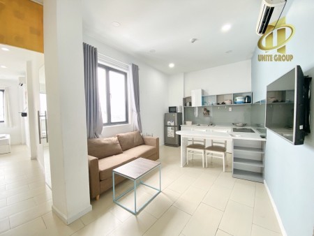 Quận 8 căn hộ 1PN cửa sổ full nội thất cầu Nguyễn Văn Cừ, 30m2