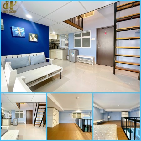 Phòng Duplex đối diện TDTU 500m, 5p di chuyển, trung tâm Quận 7, 40m2