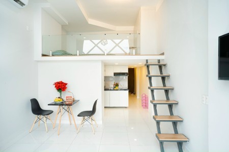 Cho thuê căn Duplex cao cấp full nội thất nằm ngay Huỳnh Tấn Phát tại Quận 7, 45m2