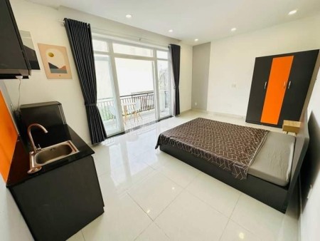 TRỐNG CĂN HỘ STUDO FULL NỘI THẤT RỘNG 28m2 SANG XỊN MỊN - DƯƠNG QUẢNG HÀM, P5, GÒ VẤP, 28m2