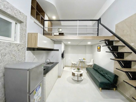 Cho thuê duplex gác cao, đủ nội thất, an ninh tốt_Giá rẻ_Trung tâm Q7, 30m2