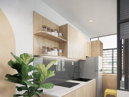 [CHDV] Cho thuê căn hộ full nt Tân Quy kế Lotte, 30m2