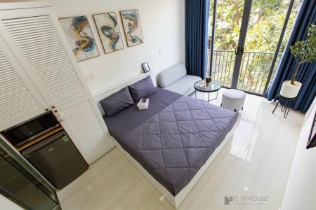 Căn hộ ban công full NT gần ĐH TDT_RMIT_KCX_PMH, 30m2