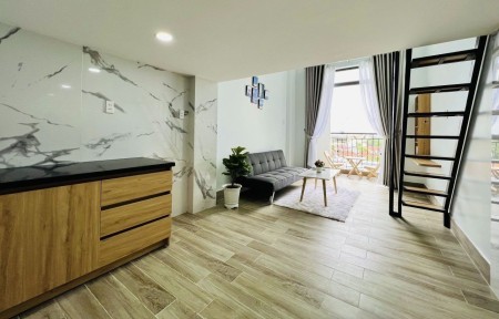 Căn hộ duplex-bancon-cửa sổ-full nội thất-WC riêng-Quận 7, 45m2