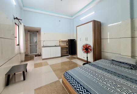 Cho thuê studio balcon Nguyễn Khoái Quận 4, cầu Nguyễn Văn Cừ, Kênh Tẻ, 35m2