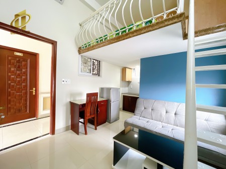 Căn hộ Duplex gác cao - Full nội thất - Gần Đh TDTU-RMIT-UFM, 30m2