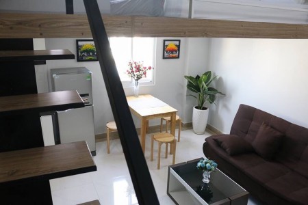 Cho thuê phòng duplex cao ở 4-5 người ngay Nguyễn Thị Thập gần Cầu Phú Mỹ quận 7, 35m2