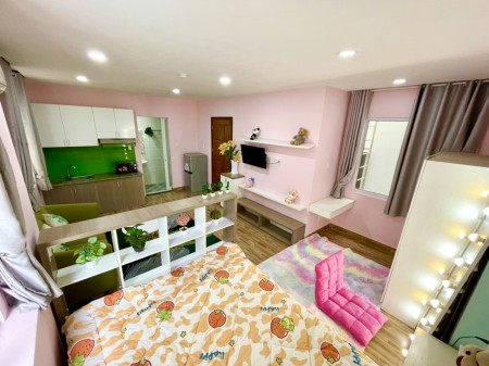 Căn hộ full nội thất nhiều cửa sổ gần Đại Học Luật, ngay cầu Calmette, 45m2