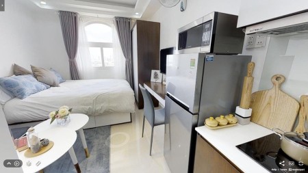 STUDIO FULL NỘI THẤT SIÊU XINH XỊN GẦN ĐH TDT, 40m2