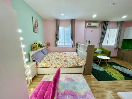 Cho thuê Studio full nội thất Bến Vân Đồn quận 4, cầu Calmette, cầu Khánh Hội, đh Luật, 45m2