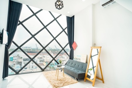 Trống sẵn phòng duplex như hình view siêu xịn Huỳnh Tấn Phát quận 7, 35m2