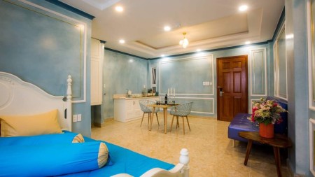 STUDIO FULL NỘI THẤT CÓ BAN CÔNG NGAY VÒNG XOAY TRUNG SƠN GẦN TDTU RMIT, cầu NGUYỄN VĂN CỪ, 35m2