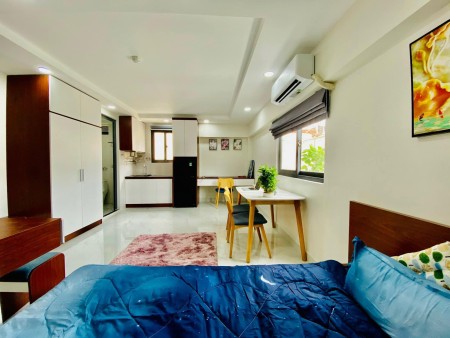Cho thuê studio full nội thất Trần Hưng Đạo quận 5, cầu Nguyễn Văn Cừ, đh Sư Phạm, 45m2