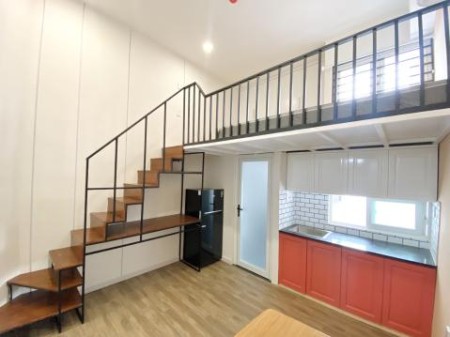 Căn hộ duplex full nội thất, cửa sổ lớn, Phường Phú Thuận. Gần các Quận 1, Quận 7, RMIT, TDTU, 25m2