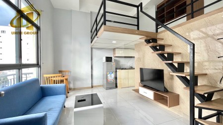 Căn duplex gác cao Full nội thất,Máy giặt riêng, Gần ĐH UFM, TĐTU, LOTTE Crescent mall quận 7, 30m2