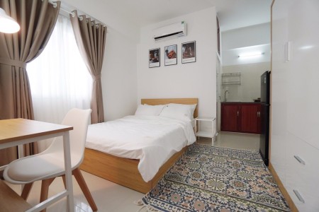 Trống lại căn studio full nt cửa sổ thoát ngay Tân Quy giá Sv, 25m2