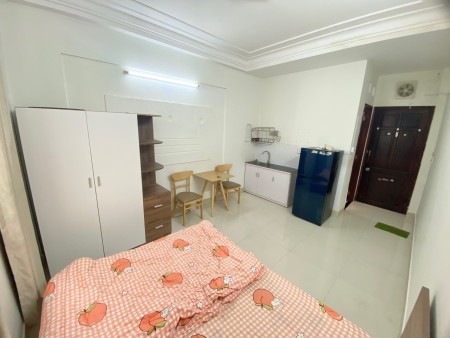 Căn hộ Studio cửa sổ thoáng Full Nội Thất xa bếp Quận 3 gần nhà vh phụ nữ, 35m2