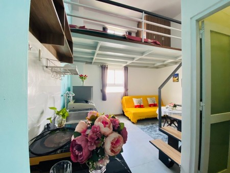 Duplex full nội thất - Thoáng - ánh sáng tự nhiên, 38m2