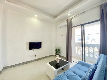Căn Hộ 1 Phòng Ngủ ban công gần Crescent mall, Ufm quận 7 _ full nội thất máy giặt riêng, 40m2