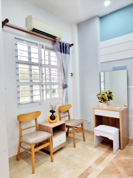 Cho thuê căn hộ studio bancol full nội thất ngay cv gia định, cách sân bay 5phút, 35m2