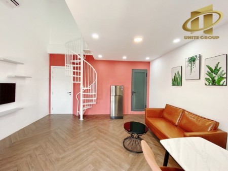 Cho thuê căn hộ Duplex, có cửa sổ, Bancon, full nội thất đường Trần Trọng Cung, Quận 7, 50m2