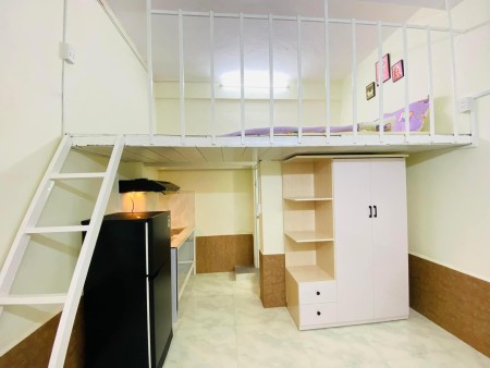 Quận 3 căn hộ Duplex full nội thất gần Nhà thờ Tân Định, Chợ Tân Định, Cầu Kiệu, 35m2