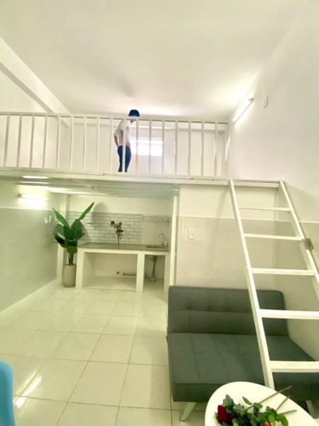 TRỐNG SẴN PHÒNG CÓ GÁC Ở ĐC 4 NGƯỜI GẦN CẦU HOÀNG HOA THÁM, 25m2