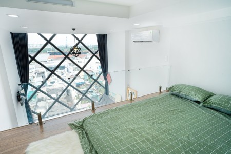 DUPLEX GÁC CAO FULL NỘI THẤT ,CÓ VIEW SIÊU PHẨM TẠI QUẬN 7, 35m2