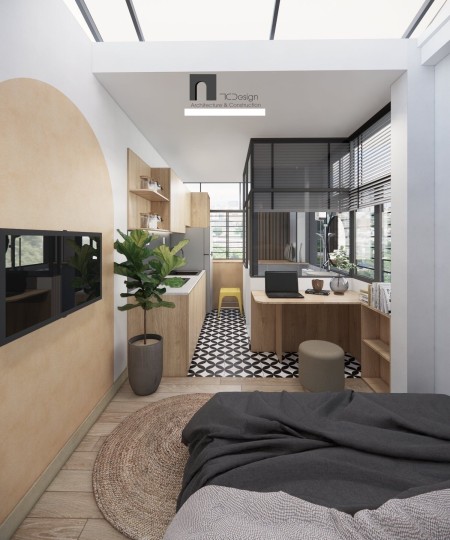 Cho thuê studio hiện đại gần Tdtu Lotte Sunrise City Himlam quận 7, 25m2