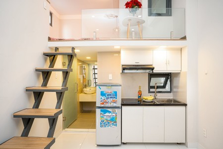 Studio xinh dễ thương gần cầu Phú Mỹ TDTU , NTTU, RMIT, GO, lotte,…, 20m2