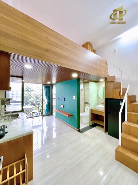 Duplex (gác) - Full nội thất - gần quận 4, 35m2