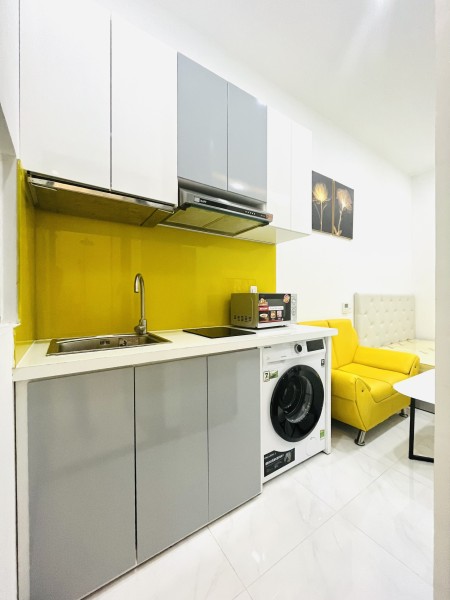 Cho thuê căn hộ Studio full nội thất máy giặt riêng gần chợ Tân Quy_Lotte Mart Quận 7, 35m2