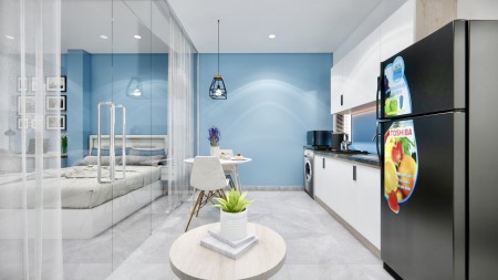 Căn hộ full nội thất ngay Âu Dương Lân Quận 8, 35m2