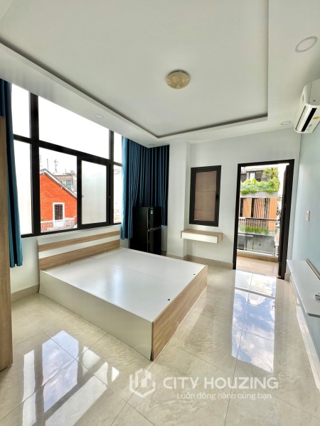 Trống CĂN HỘ Studio Balcon 26m2 FULL NỘI THẤT CAO CẤP - Lê Thị Hồng, P17, Gò Vấp, 26m2