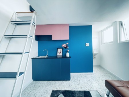 CHDV DUPLEX FULL NỘI THẤT CAO CẤP CHỈ 4TR5 TRỤC ĐƯỜNG HUỲNH TẤN PHÁT Q7, 20m2