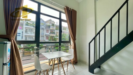 Căn hộ mini cho thuê Q7, duplex full nội thất, gác cao, trung tâm Quận 7, 35m2