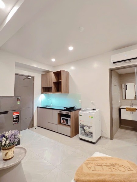 Trống sẵn CHDV dạng Studio Full Nội Thất, máy giặt riêng, xa bếp gần Go Nguyễn Thị Thập Quận 7, 35m2