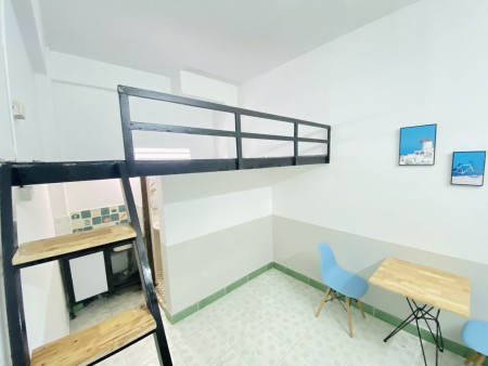 Duplex full nt cơ bản cho thuê gần etown cộng hoà, chợ hoàng hoa thám, 27m2