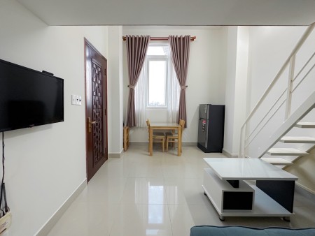 Cho thuê căn hộ duplex quận 7 gần đại học rmit , tdt, lotte, qua quận 1-4-8 …, 45m2
