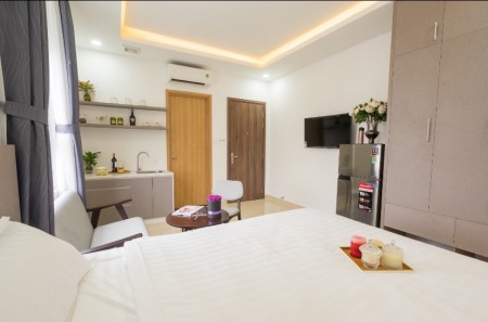 Căn hộ full nội thất đầy đủ tiện nghi cửa sổ lớn thông thoáng giá chỉ còn 5X, 35m2