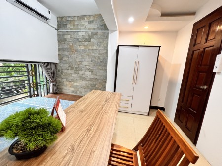 Cho thuê 1 phòng ngủ view thoáng trung tâm gần Lotte quận 7, 35m2