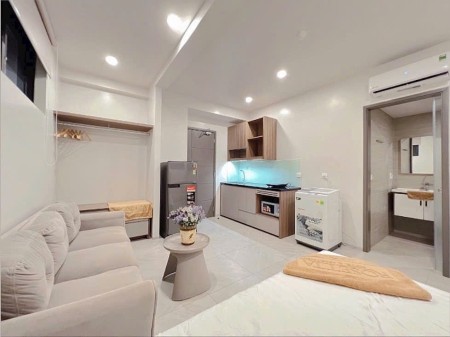 STUDIO CỬA SỔ LỚN FULL NT MÁY GIẶT RIÊNG GẦN PHÚ MỸ HƯNG, CRESCENT MALL, SC VIVO Q7, 30m2