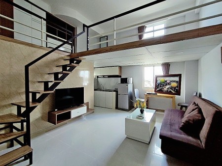 Duplex 35-40m2 + Full nội thất (máy giặt riêng) + Được nuôi thú cưng, 35m2
