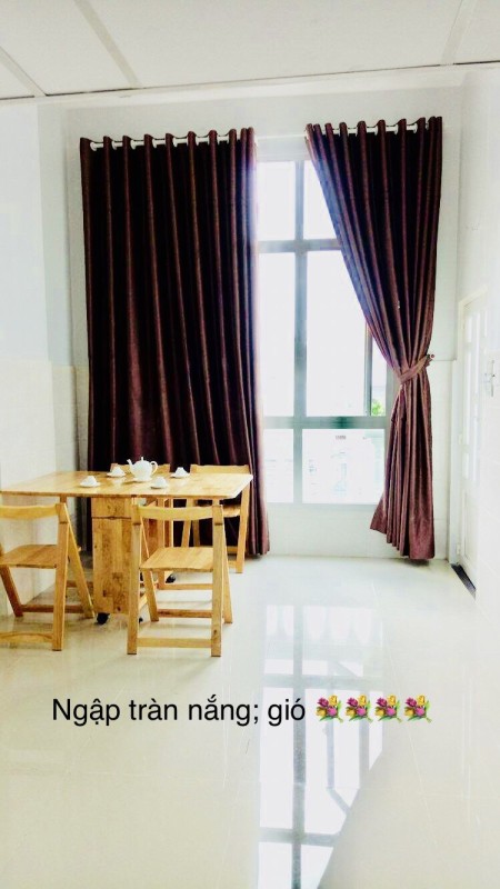 Cho thuê Duplex cửa sổ kính - Ở được 4 người 4 xe - Đầy đủ nội thất, 35m2