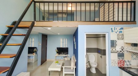 CHI THUÊ CHDV NGAY TRUNG TÂM QUẬN 7--FULL NT ĐỐI DIỆN TDTU, UFM, NTT,, 45m2