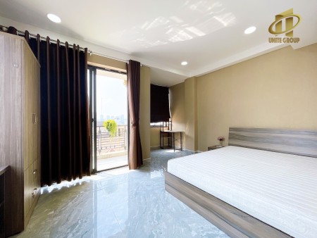 Căn hộ Quận 7, 1PN đầy đủ nội thất, balcon, gần Lotte Mart Free xe, Free PQL, 50m2