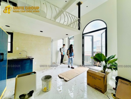 Căn Hộ Mới Xây - Có Gác Ban công Rộng Ánh sáng Tốt Gần Lotte, 35m2