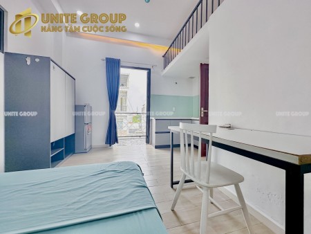 PHÒNG ĐẸP - duplex ban công - gần cầu Tân Thuận, 45m2